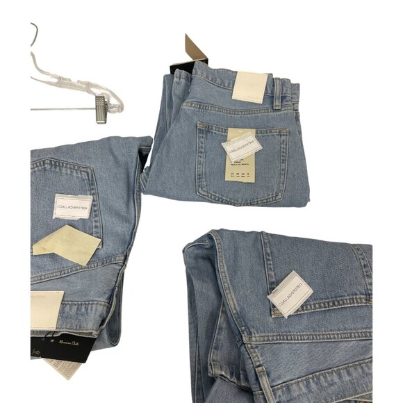 Massimo Dutti Womens Jeans EU 40 US 8 Straight Leg Blue Rigid Denim 5051/852 NWT - Picture 14 of 15